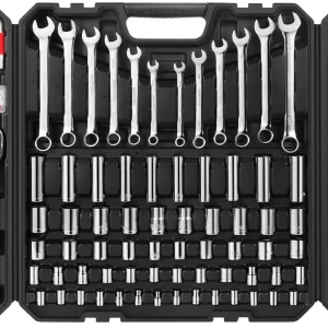 248-Piece Professional Mechanics Socket & Wrench Kit – All-in-One Auto Repair Tool Box Set