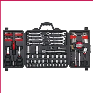 101-Piece Mechanics Socket & Wrench Tool Set – Metric SAE Garage Repair Hand Tool Kit with Case